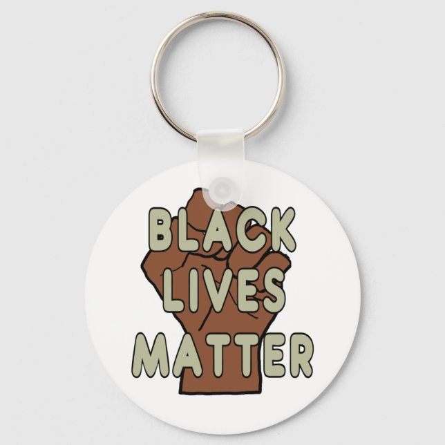 Black Lives Matter BLM Keychain (Front)