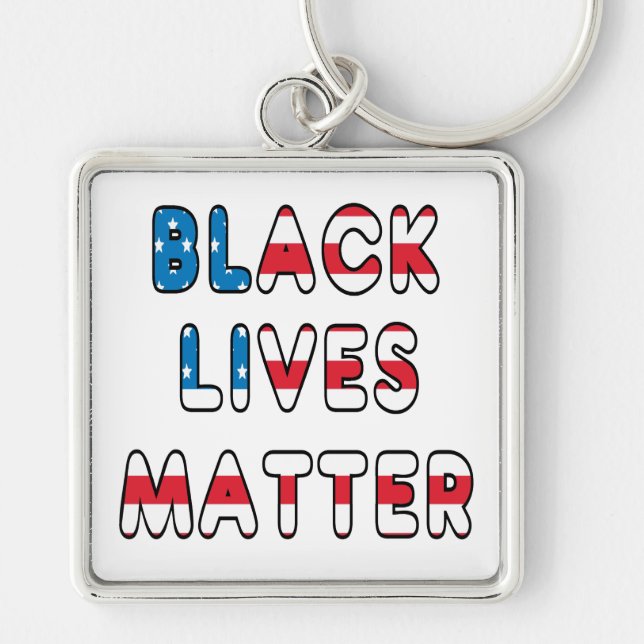 Black Lives Matter BLM Keychain (Front)