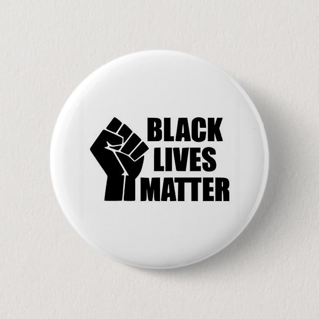 Black Lives Matter - BLM Logo Button (Front)