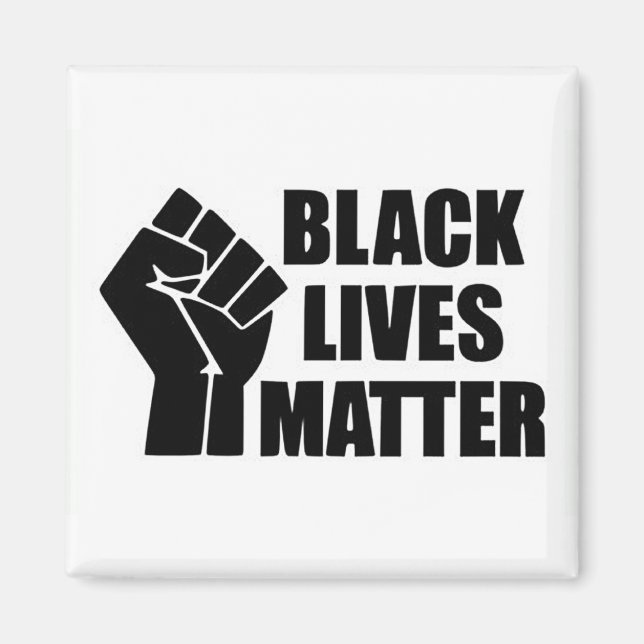 Black Lives Matter - BLM Logo Magnet (Front)