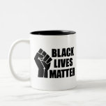 Black Lives Matter - BLM Logo Two-Tone Coffee Mug