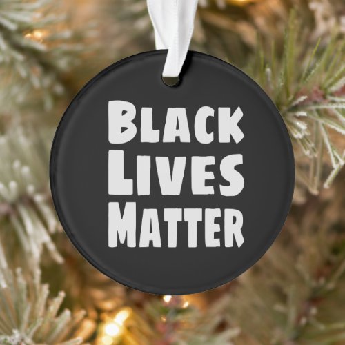 Black Lives Matter BLM Ornament