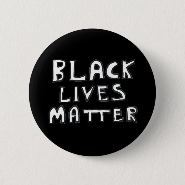 Black Lives Matter BLM Pinback Button (Front)