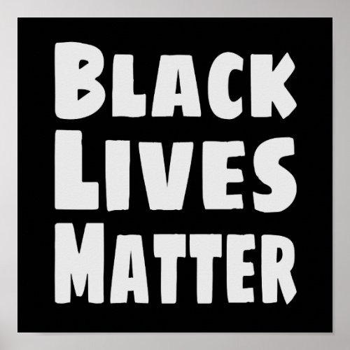 Black Lives Matter BLM Poster