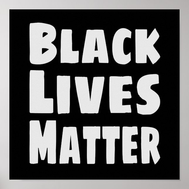 Black Lives Matter BLM Poster (Front)
