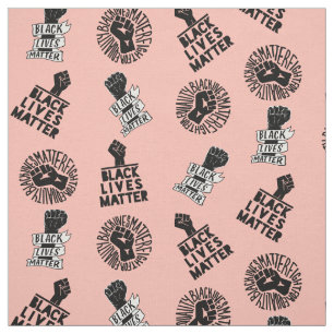 black lives matter blm protest seamless pattern 20 fabric