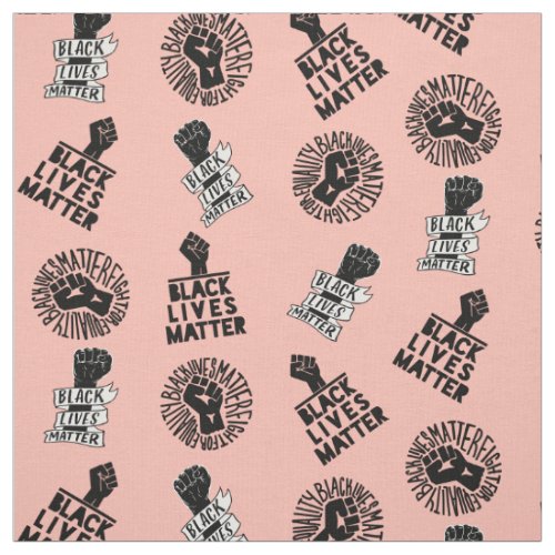black lives matter blm protest seamless pattern 20 fabric