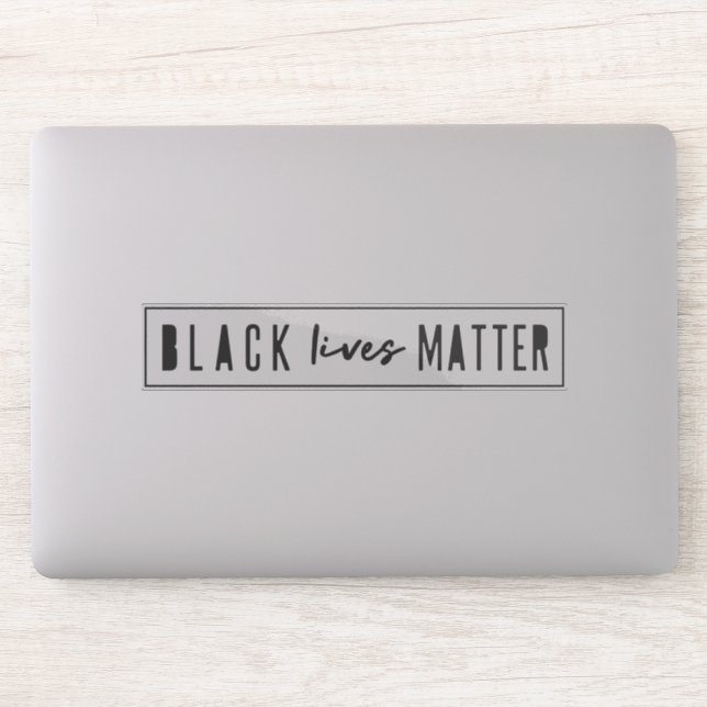 Black Lives Matter | BLM Race Equality Laptop Sticker (Computer)