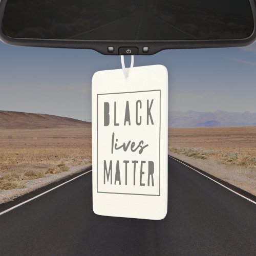 Black Lives Matter  BLM Race Equality Modern Air Freshener