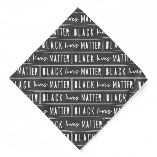 Black Lives Matter  BLM Race Equality Modern Bandana