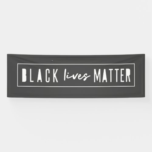 Black Lives Matter  BLM Race Equality Modern Banner