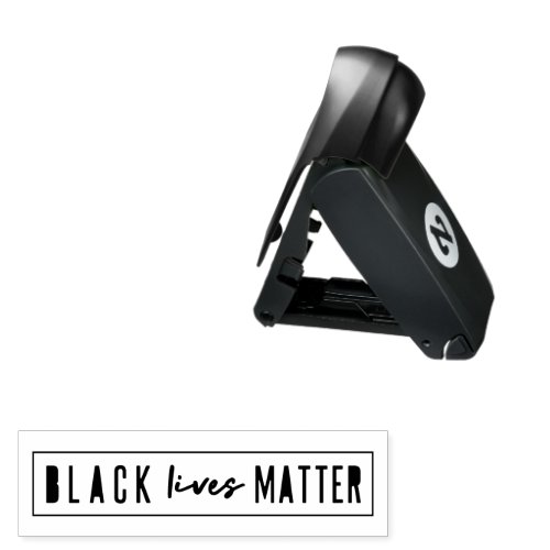 Black Lives Matter  BLM Race Equality Modern Pocket Stamp
