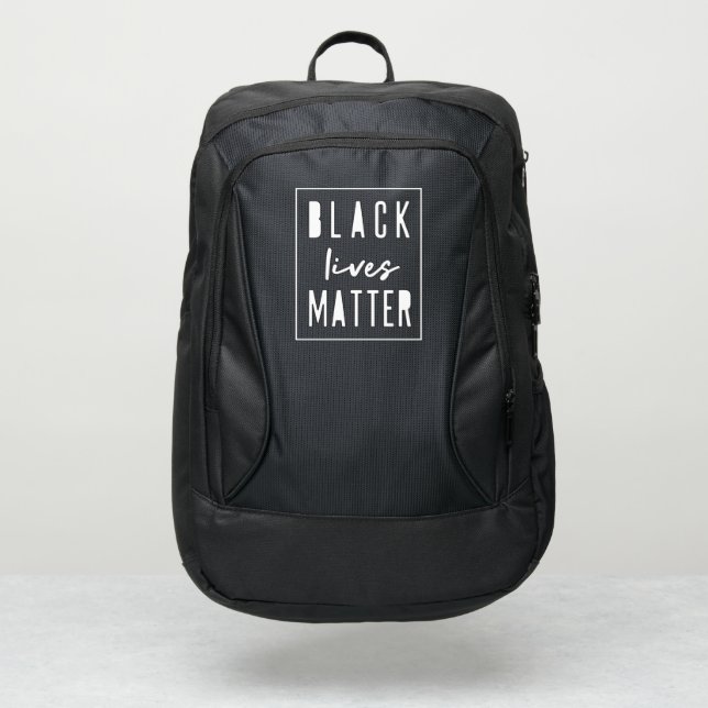 Black Lives Matter | BLM Race Equality Modern Port Authority® Backpack (Front)