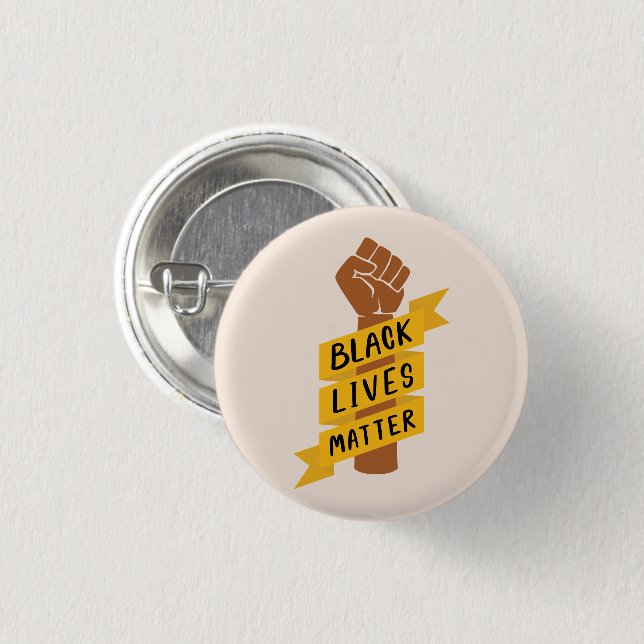 Black Lives Matter Button (Front & Back)