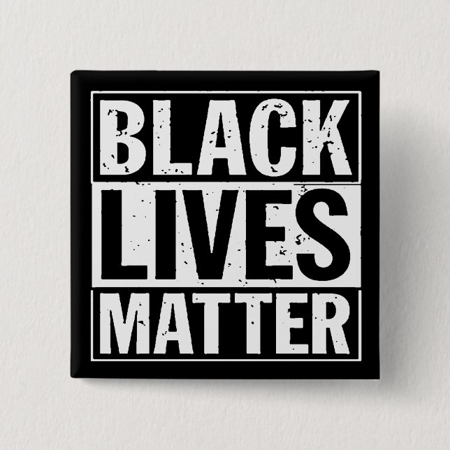 "BLACK LIVES MATTER" BUTTON (Front)