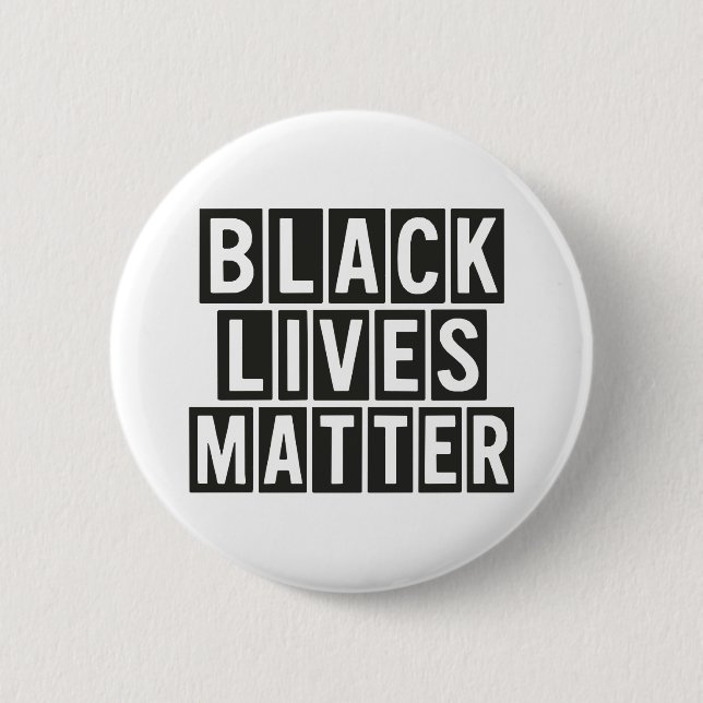 Black Lives Matter  Button (Front)
