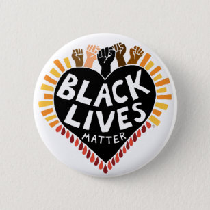 Black Lives Matter 1 inch Buttons Badges Pins Set of 5 I Have a Dream Pin