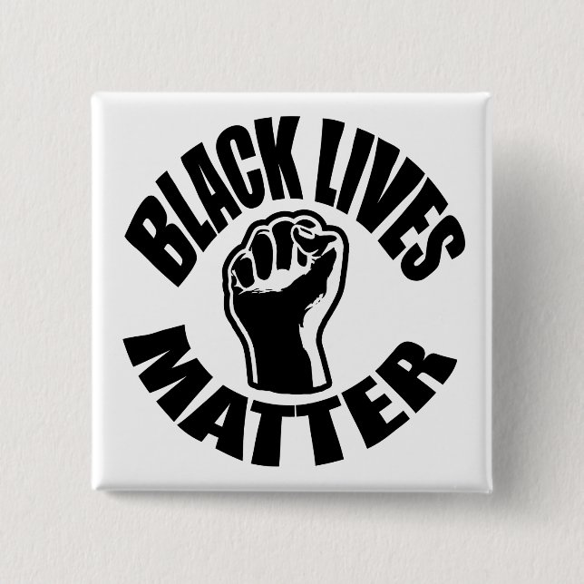 "BLACK LIVES MATTER" BUTTON (Front)