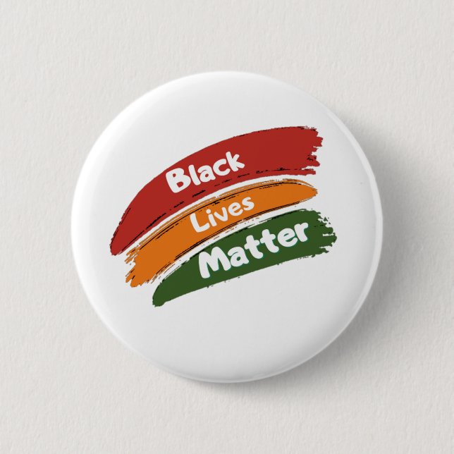 Black lives Matter  Button (Front)