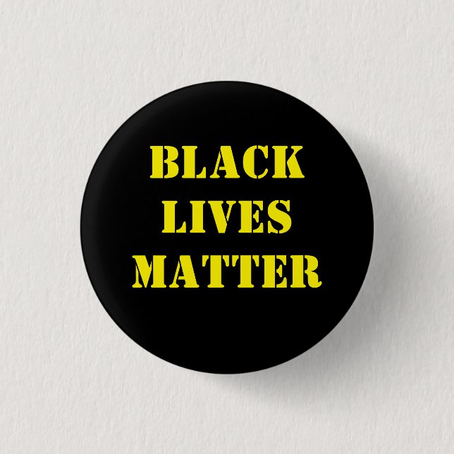 Black Lives Matter Button (Front)