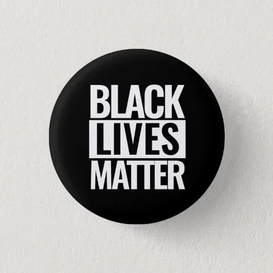 Black Lives Matter & Vote Political Campaign Cause 2-1/4" Pin Pinback Button 