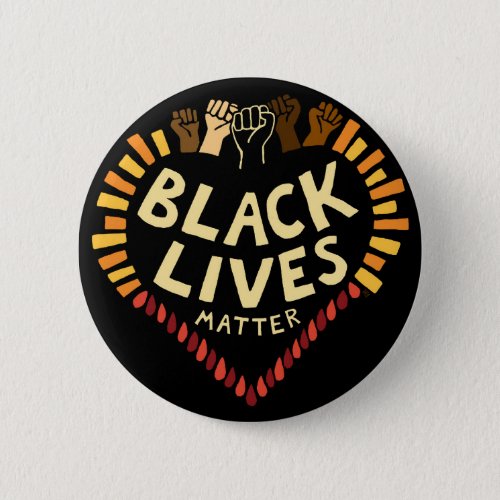 Black Lives Matter Button  dark