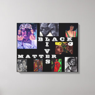 BLACK LIVES MATTER canvas