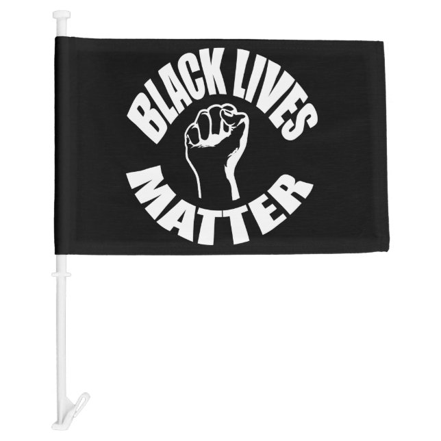 "BLACK LIVES MATTER" CAR FLAG (Front)