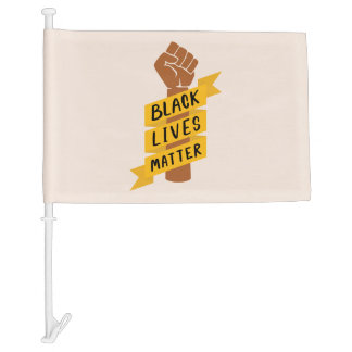 Black Lives Matter Car Flag