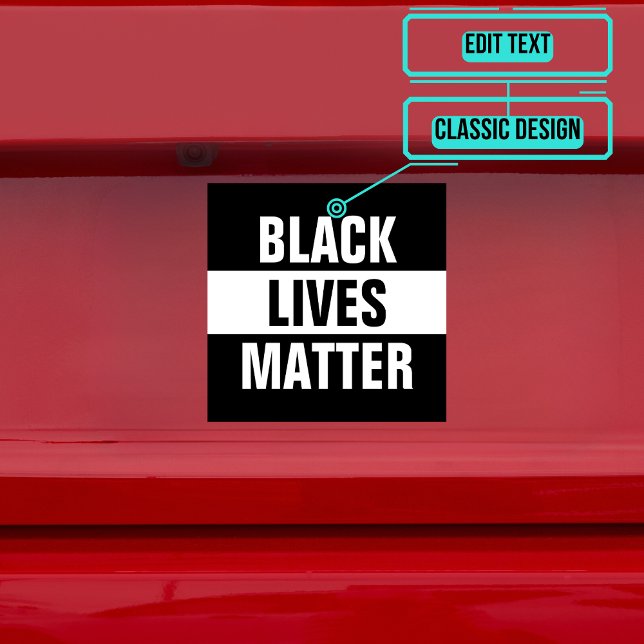 Black Lives Matter Car Magnet (Please enjoy our design and see the others in the collection.)