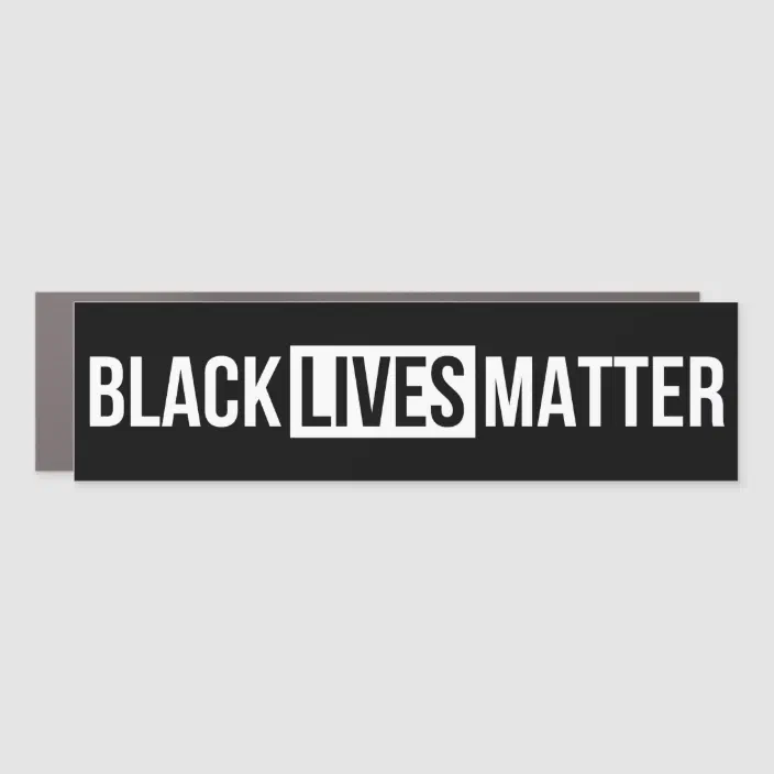 Equality Magnet Black Lives Matter Magnet Racial Justice BLM Magnet Anti-Racist Magnet Color Is Not a Crime Magnet