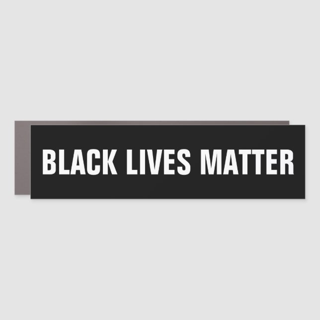 Black Lives Matter Car Magnet (Front)