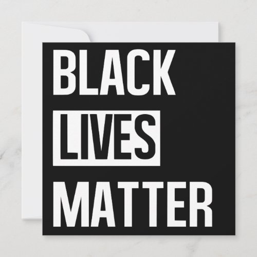 Black Lives Matter Card