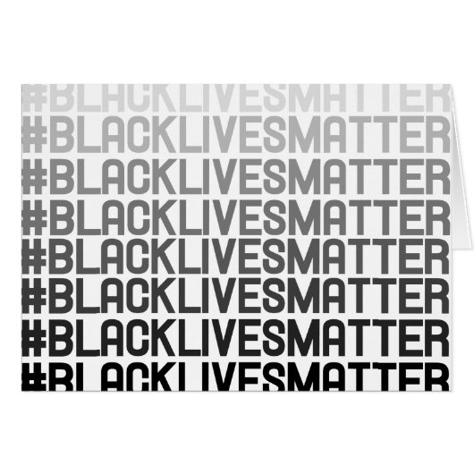 Black lives matter cards (Front Horizontal)