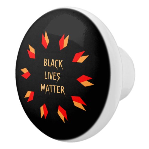 Black Lives Matter Ceramic Knob