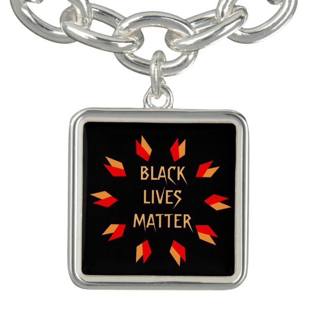 Black Lives Matter Charm Bracelet (Design)