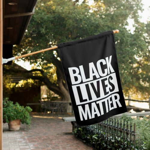 Black Lives Matter Classic Banner House Flag