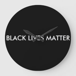 Black Lives Matter Clock, BLM Large Clock