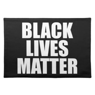 Black Lives Matter Cloth Placemat