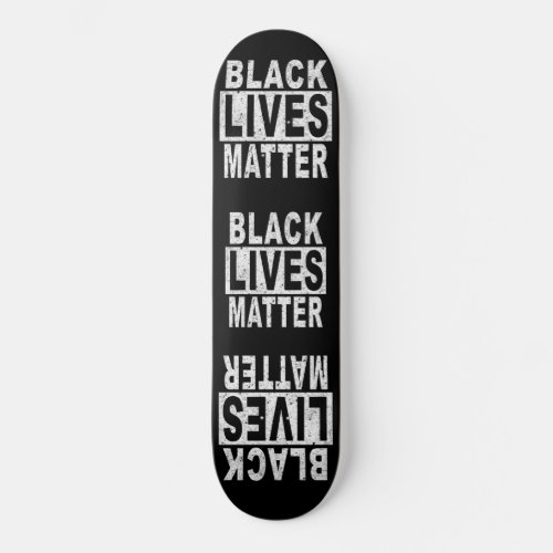 BLACK LIVES MATTER Concrete Block Arial Skateboard