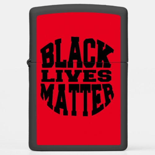 Black Lives Matter Contour Zippo Lighter