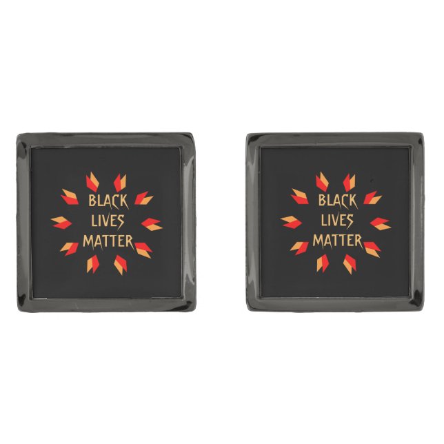 Black Lives Matter Cufflinks (Front)