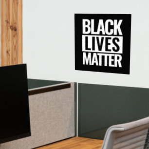 Black Lives Matter Custom Office Wall Decal