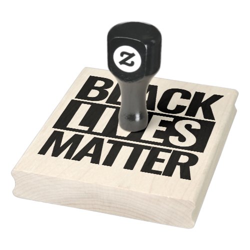 Black Lives Matter Custom Rubber Stamp