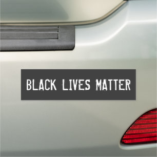 Black Lives Matter - Distressed Lettering Car Magnet