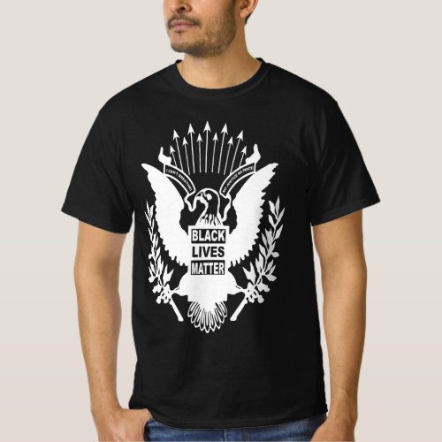 Black Lives Matter Eagle Premium T_Shirt