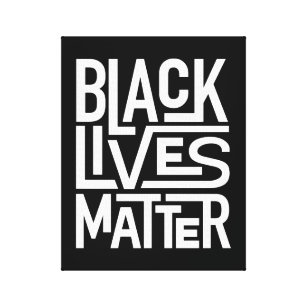Black Lives Matter   Equal Rights Canvas Print