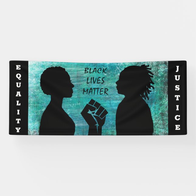Black Lives Matter Equality and Justice Banner (Horizontal)