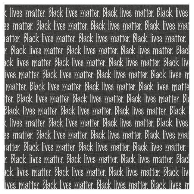 Black Lives Matter Fabric (Close Up)