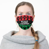 BLACK LIVES MATTER FACE MASK STOP RACISM EQUALITY (Worn)